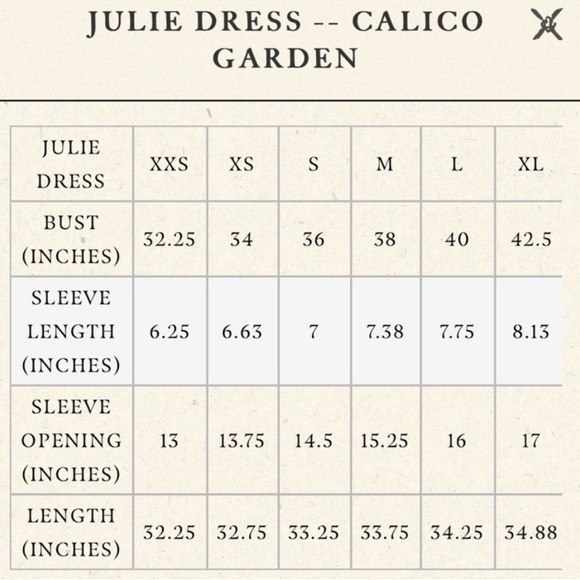 Doen Julie Dress in Calico Garden - Picture 9 of 9